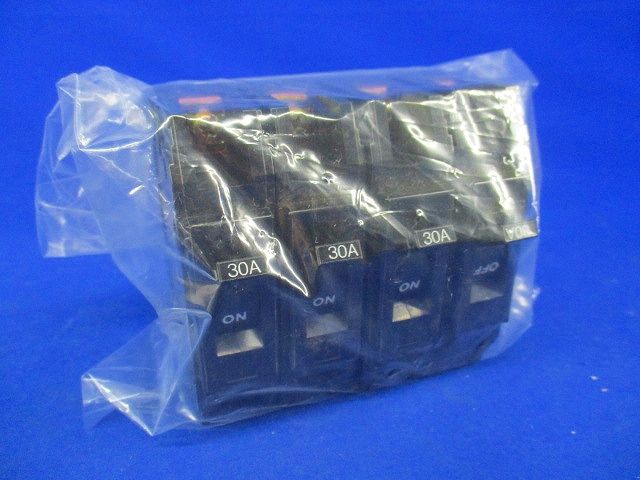 サーキットブレーカ1P30A(4個入)(汚れ,テプラ痕有)National BBK1-30