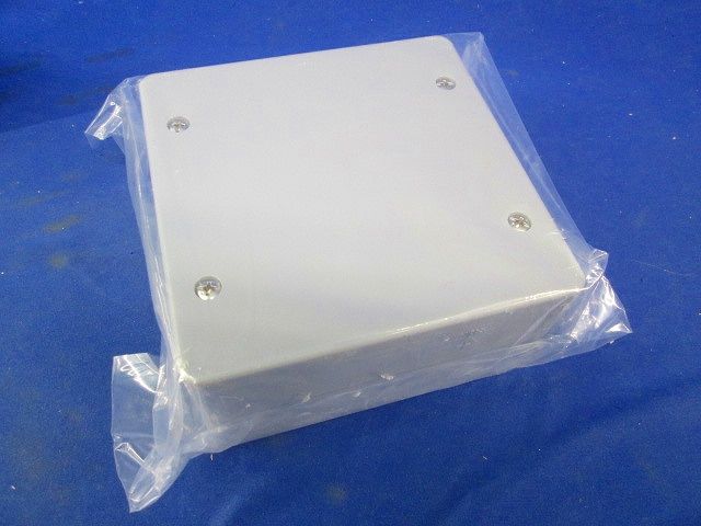 PVKボックス 防水型・ノック無 大形四角深型 グレー PVK-BLOP