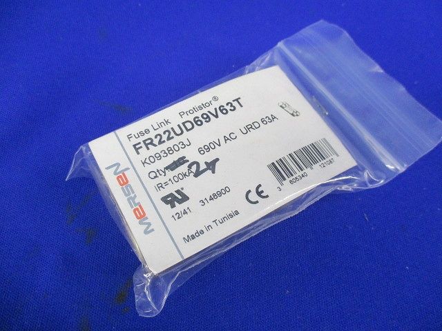 ヒューズ(2個入) FR22UD69V63T