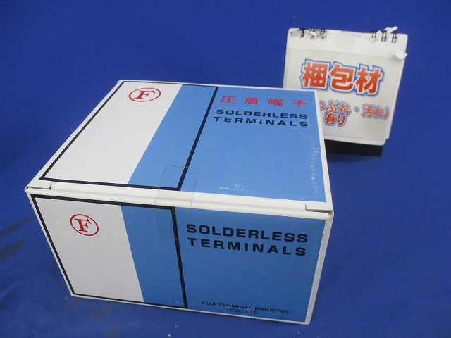 銅線用裸圧着端子(R型)60-10 100個入 R60-10-100