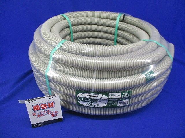 パナフレキエーススルー28クリームグレイ 長さ30m DM328SRN