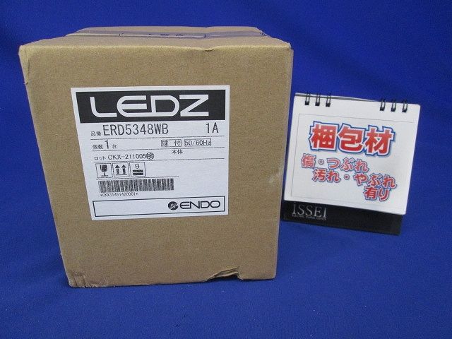 LEDグレアレスダウンライトφ100 本体色:白 電球色(ランプ付・電源別売) ERD5348WB