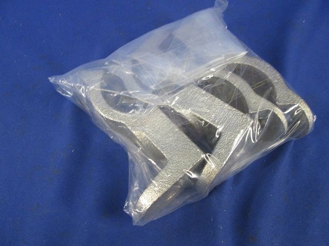 片面クランプ(鋳物溶融亜鉛メッキ)(4個入)(ゴールド系に塗装) KR-004-Y
