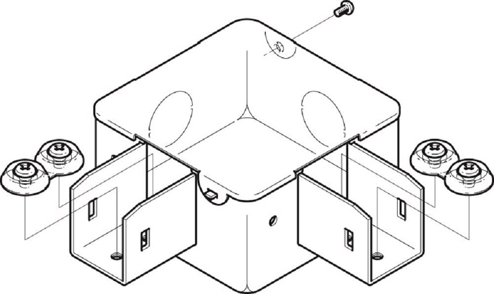 分岐ボックス 標準色塗装 P-DB2LN