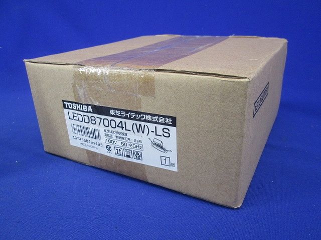 LEDダウンライト 浴室 アウトドア LED一体形 電球色 100W φ125 LEDD87004L(W)-LS