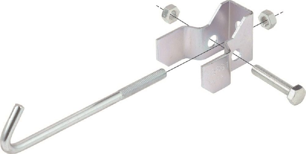 HB吊り金具用横揺れ補強金具 電気亜鉛めっき 5個入 HBRGH1012-05