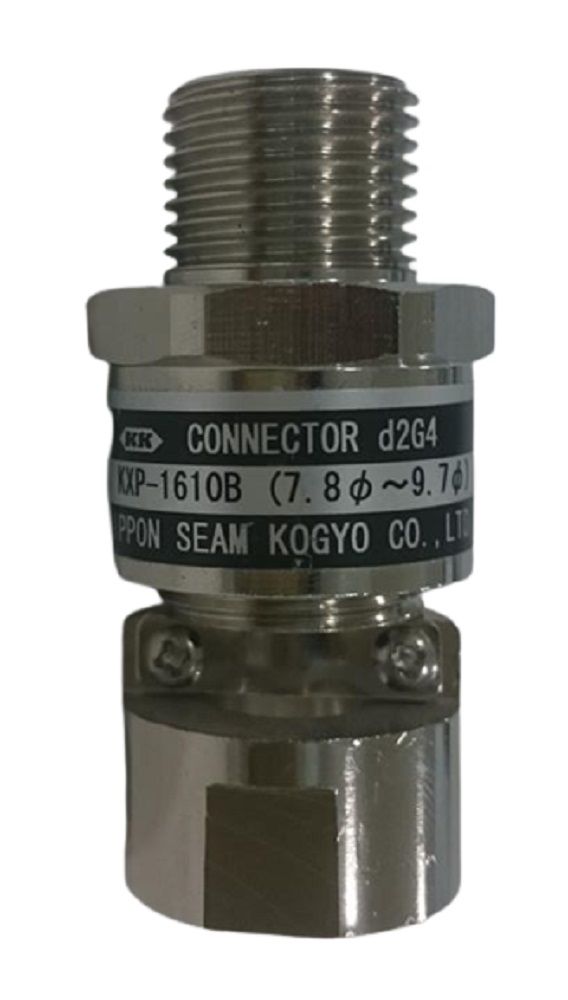 耐圧防爆ベルマウスコネクタ ネジ22・ケーブル14-16 KXP-2216B