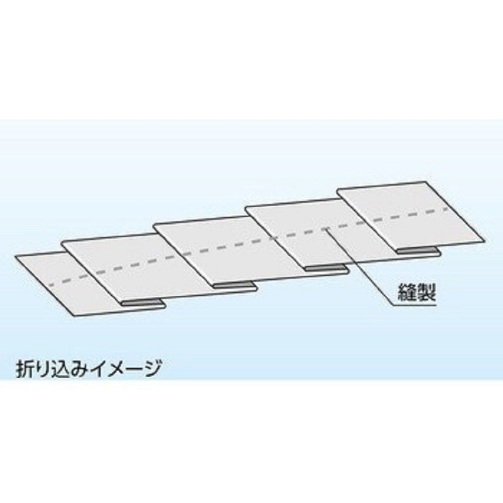 埋設標識シート(ダブル) 危険注意・弱電ケーブル線 150mm幅×折込50m全長(100m) 261212