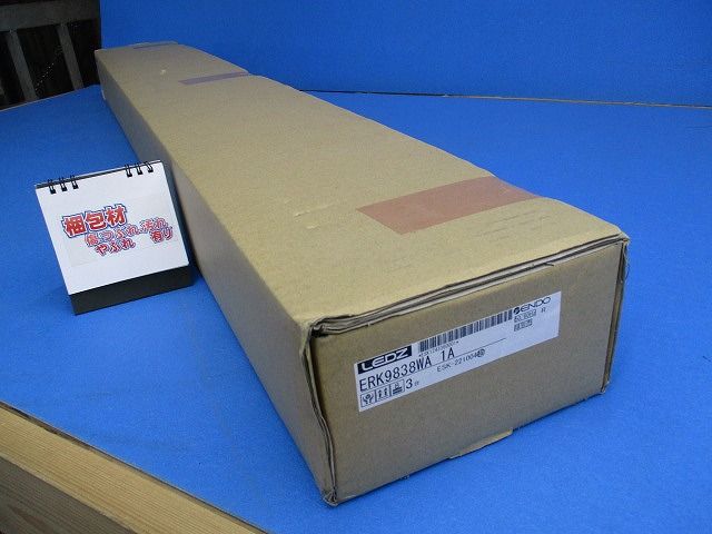 LED軒下用ベースライト 本体のみ 電源内蔵 LEDユニット別売 非調光 ERK9838WA