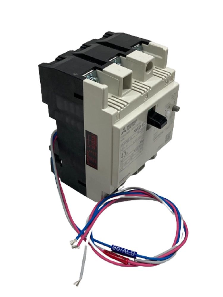 漏電ブレーカー AC100-200V F3604-00D NV50-KC-3P-40A-30mA AL