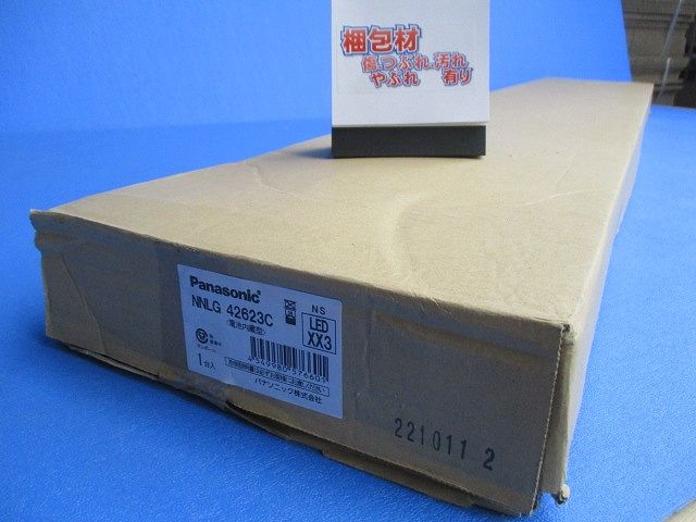 LED非常用照明器具 天井直付型 40形 器具本 自己点検スイッチ付 リモコン自己点検機能付 NNLG42623C