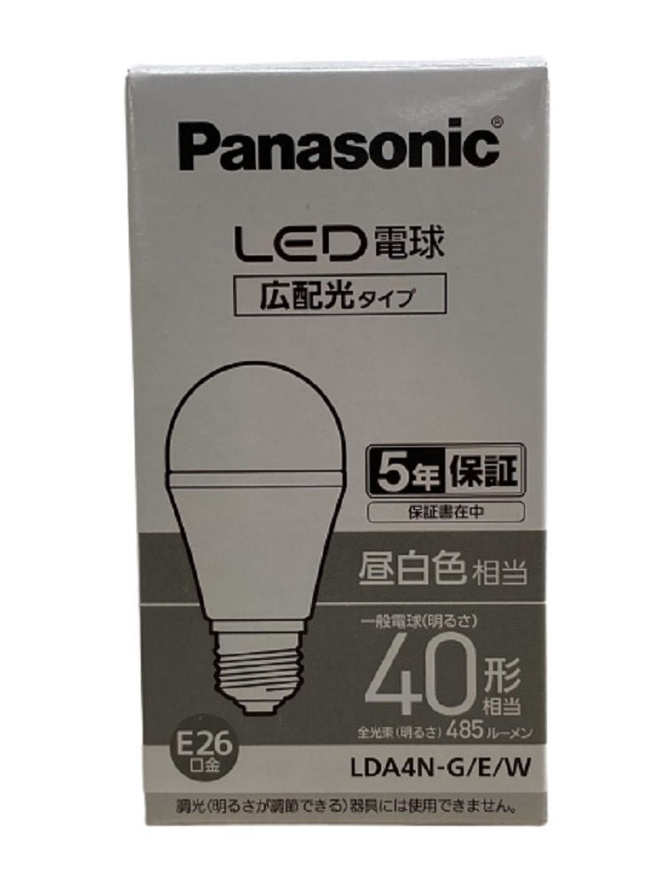 LED電球 昼白色 LDA4N-G/E/W