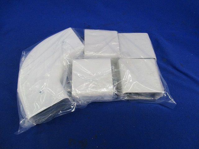 メタルモール付属品C型セット(混在5個入)(傷・汚れ有)(ホワイト) DZC310W他