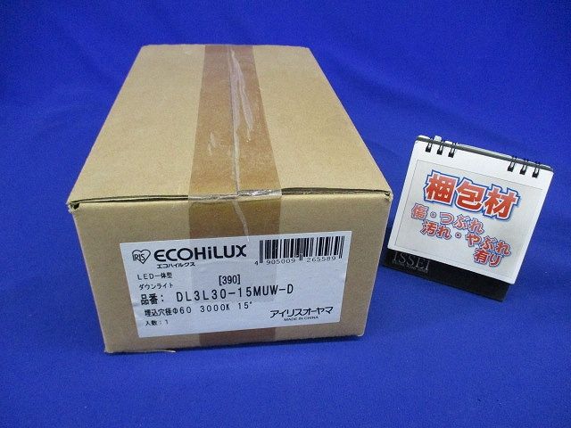 LEDダウンライト 電球色 15° 320lm 電源別置 調光対応 ホワイト DL3L30-15MUW-D