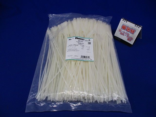 旗型タイプナイロン結束バンド ナチュラル 4S 500本入 PLM4S-D-500