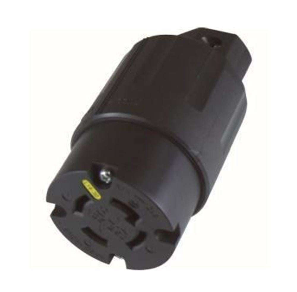 接地形3P 30A 250V 引掛形コードコネクタボディ (ナイロンカバー) 4314N-L14