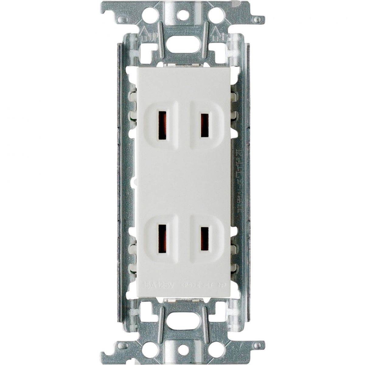 埋込ダブルコンセント ホワイト WTF1502WK