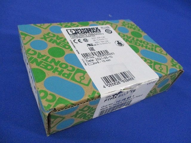 分岐ブロック PTFIX2X1.5YE(44個入)(黄) 1045931