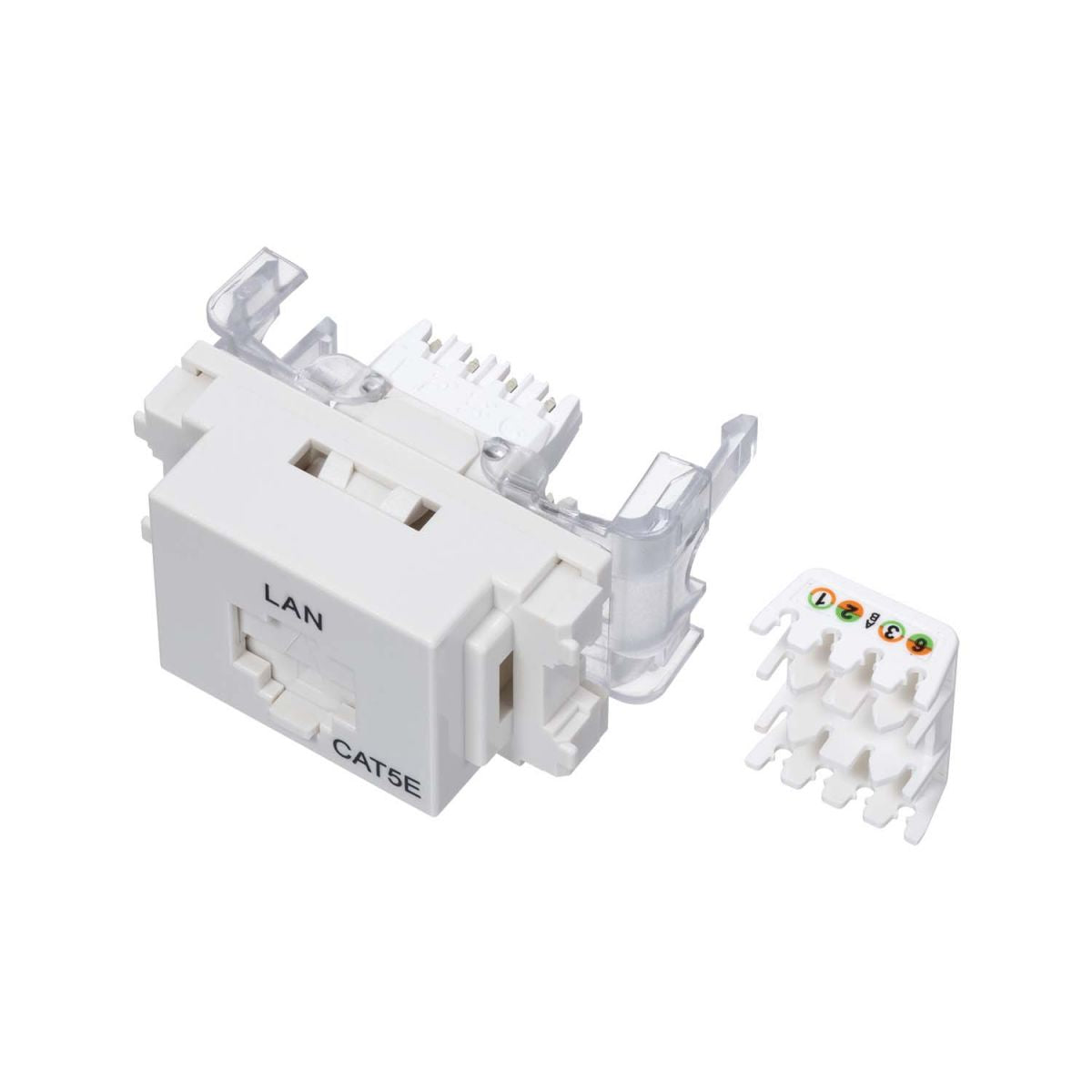 Cat5e LANモジュラジャック(ツールレスタイプ) LMJ-5ETLW