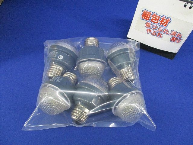 屋外用LEDサイン球 E26(6個入) P18W-E2601-W