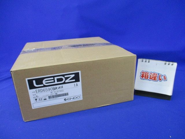 LEDダウンライト φ100 ホワイト 電源ユニット別売(キズ・汚れ有)(4個入)(箱違い) ERD6590WA