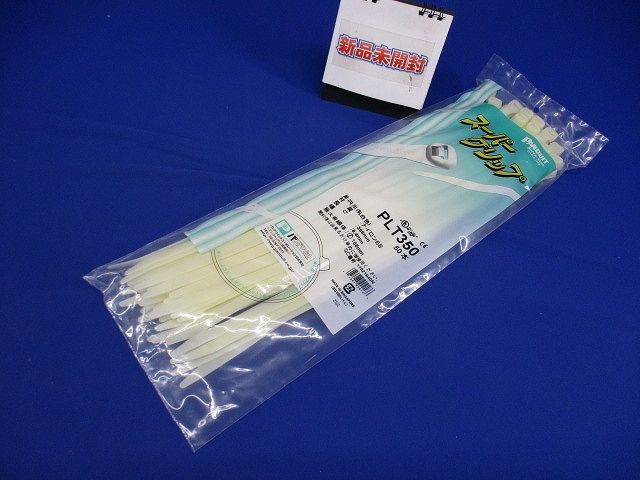 スーパーグリップ 電工用 ナイロン結束バンド ナチュラル 8.4mm×389mm 50本入 PLT350-50