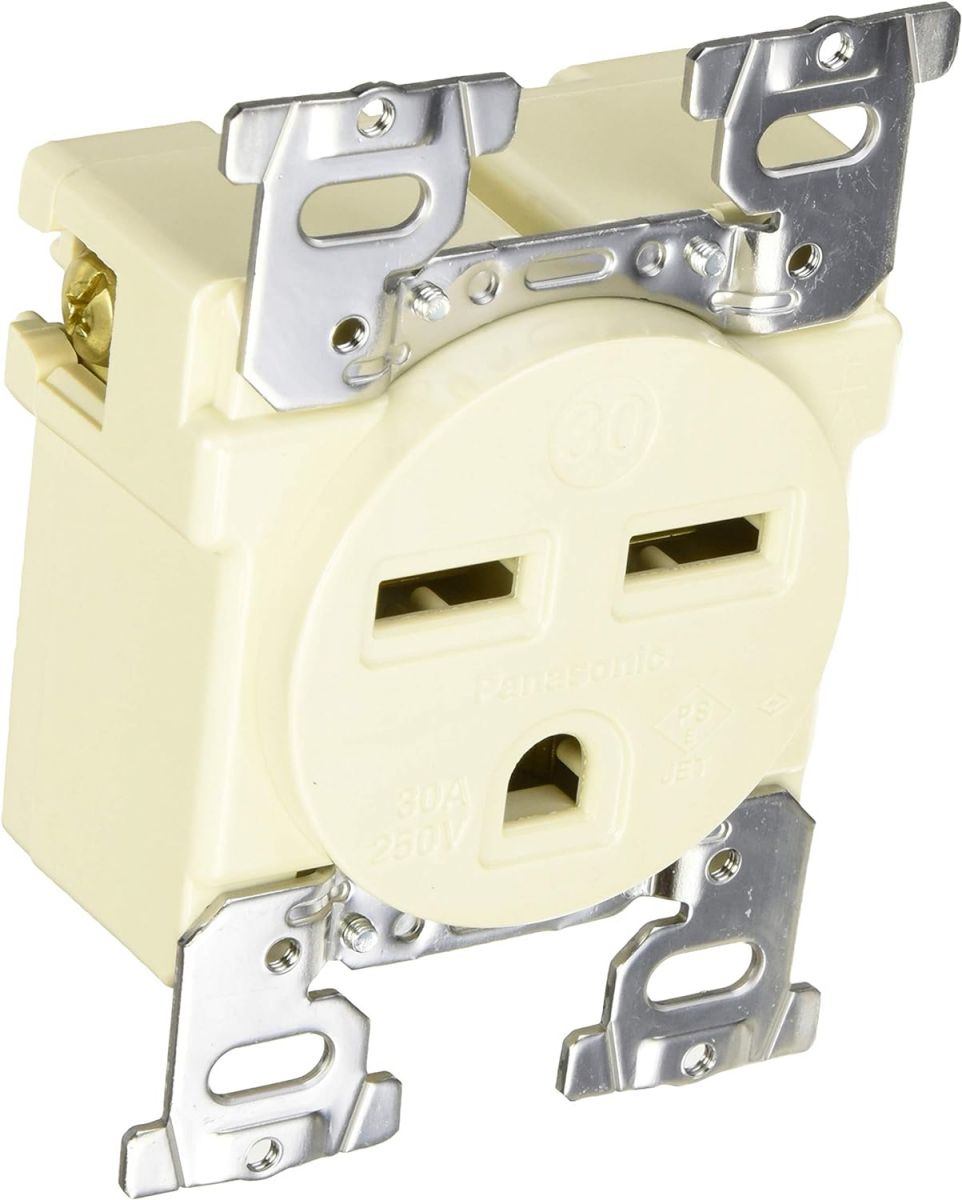 埋込コンセント 接地2P ミルキーホワイト WF3630W