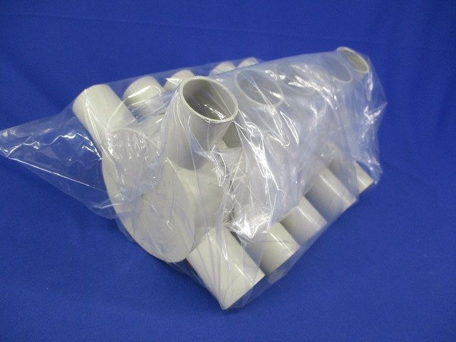 露出用丸型ボックス3方出(5個入)(アイボリー) R223JHW