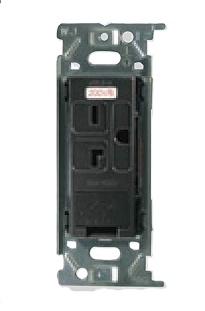 埋込アースターミナル付15A・20A兼用接地コンセント 20A-250V ソフトブラック JEC-BN-LIGE-SB