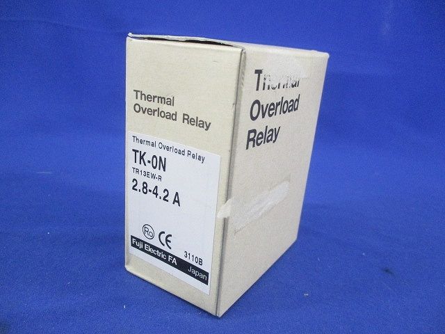 電磁開閉器サーマルリレー2.8-4.2A TK-0N