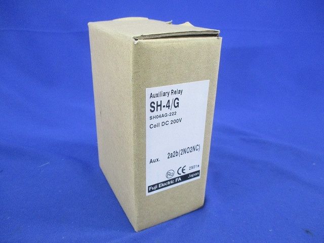 直流操作形補助継電器DC200V SH-4/G