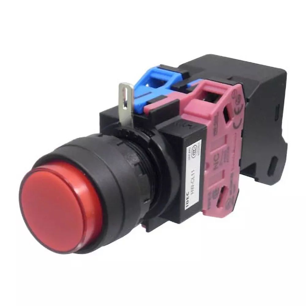 照光押ボタンスイッチ 赤 HW1L-M222M2R