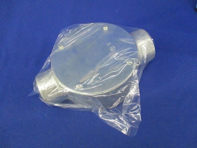 丸形露出ボックス2方出(亜鉛) 39