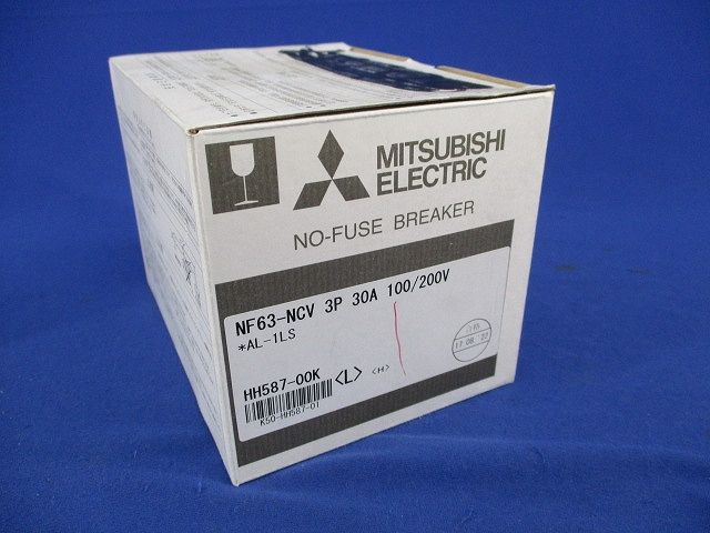 ノーヒューズブレーカー3P30A(アラームスイッチ無し) NF63-NCV