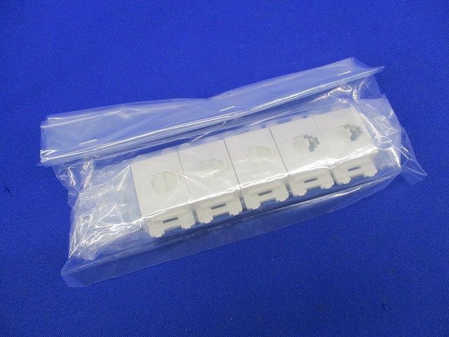 埋込テレホンモジュラジャック(5個入) WNT15629W