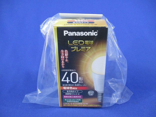 LED電球40形(電球色)E17 LDA4L-G-E17/Z40E/S/W