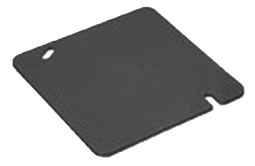 中型四角ブランクカバー 平カバー ブラック 10個入 DM5211-10
