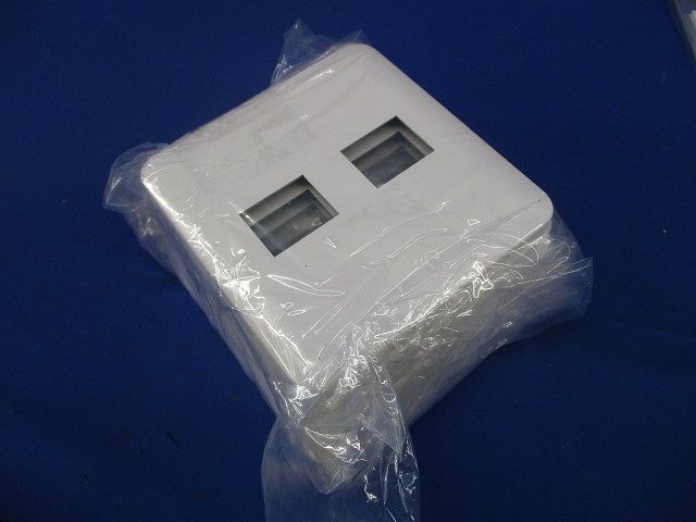 簡易耐火コンセントプレート(8枚入)(ホワイト)(新品未開封) WTF7772