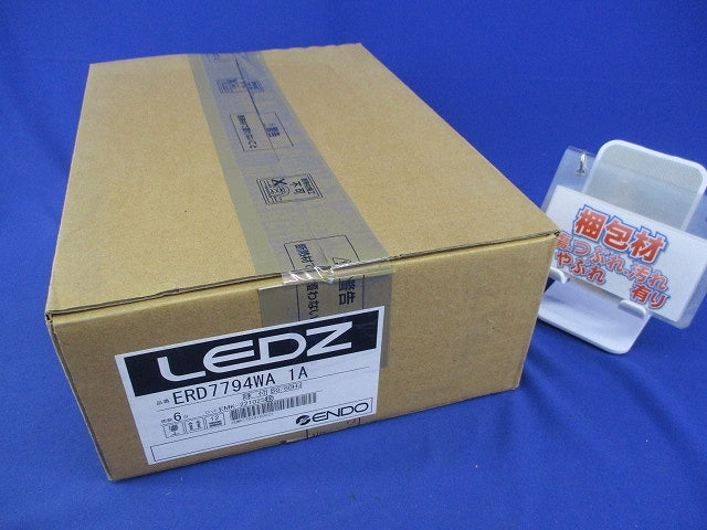 LEDダウンライトφ75(電球色)(6個入)(キズ・汚れ有) ERD7794WA