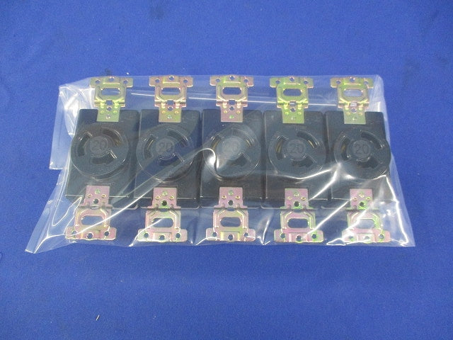 引掛埋込コンセント(5個入)(キズ・汚れ有)National WF2320K