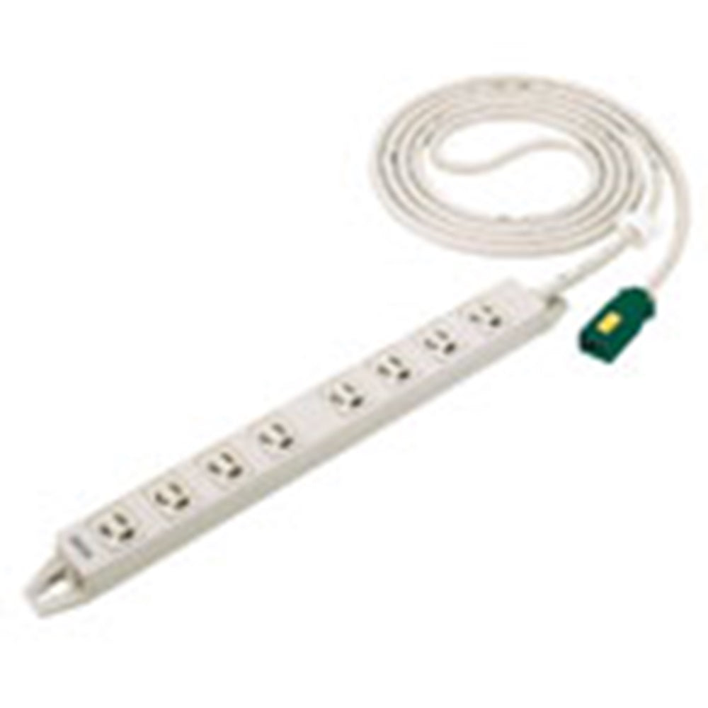 ハーネス用OAタップ 接地2P15A125V抜止電源表示ランプ付3m8コ口グレー WFA66387HG