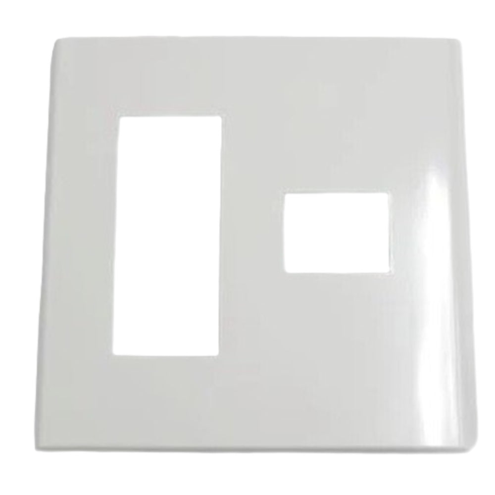 コスモシリーズワイド21 簡易耐火用コンセントプレート4コ用 3コ+1コ用 ホワイト WTF8774W