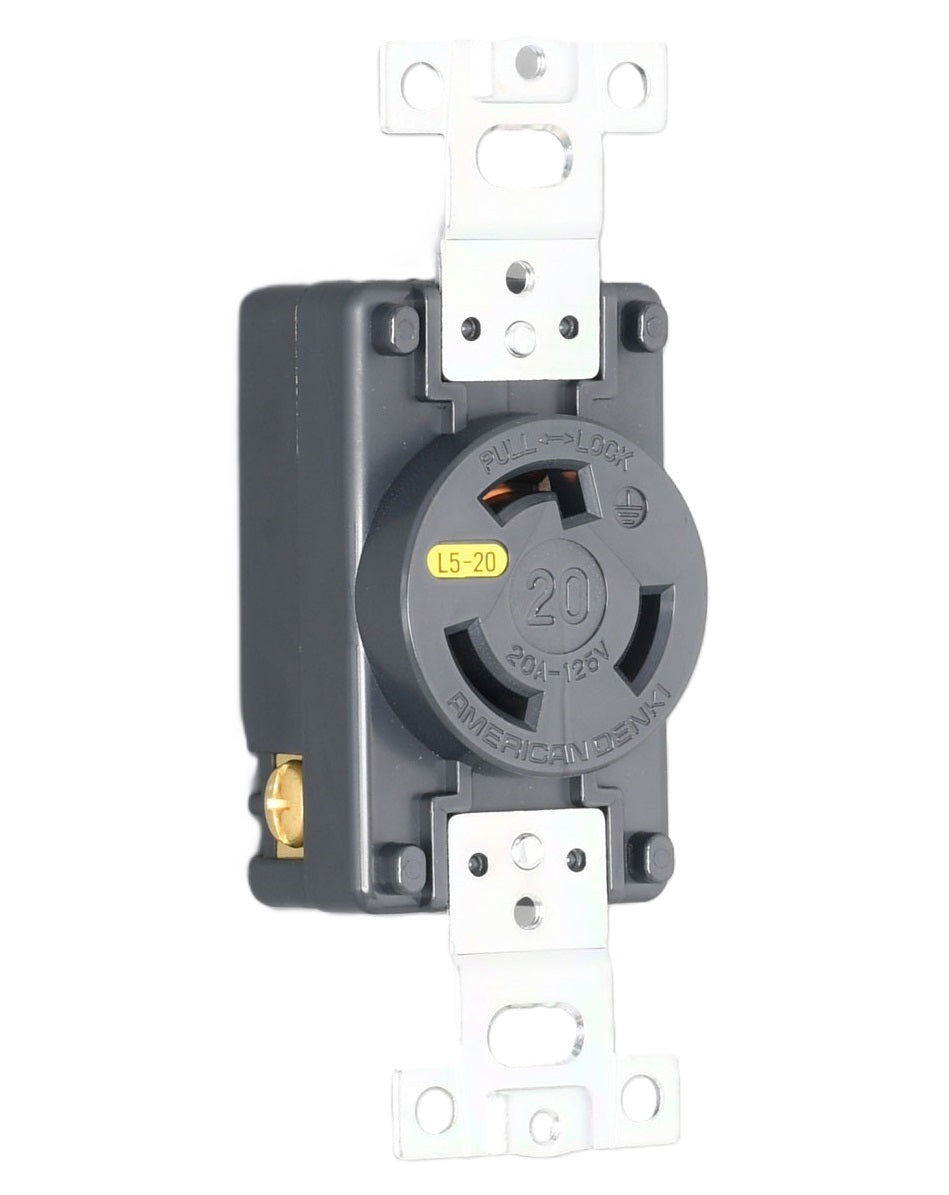 引掛形 埋込コンセント 接地2P20A125V 3210-L5