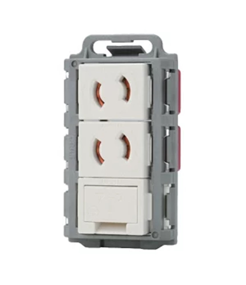 トリプルコンセントセット FT-9.9.E-L-PW