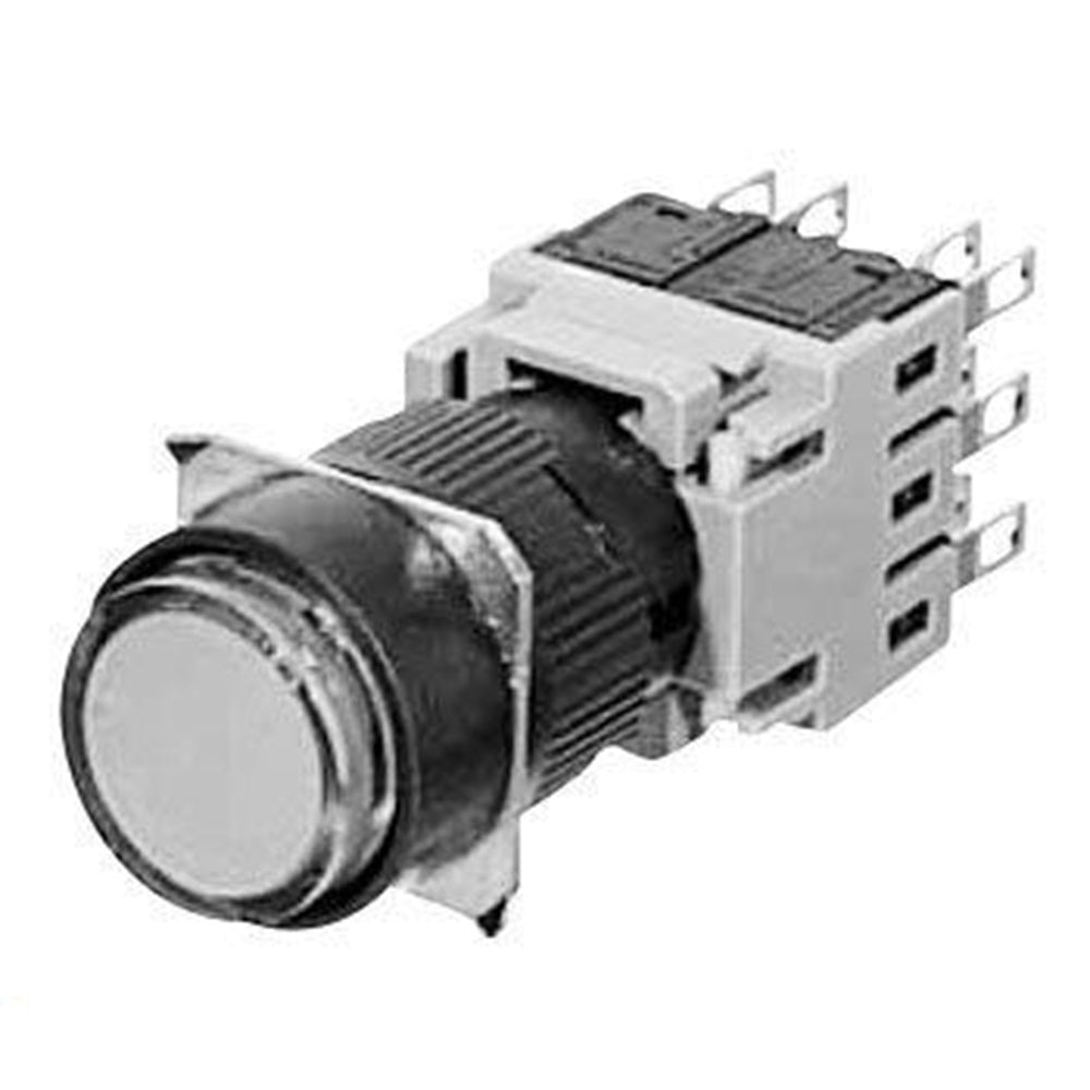 照光押しボタンスイッチ 乳白 10個入 AH165-LW11E3-10