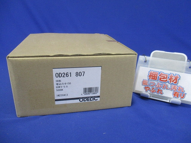 LEDエクステリアダウンライト(軒下用)φ150 調光器不可 5000K OD261807