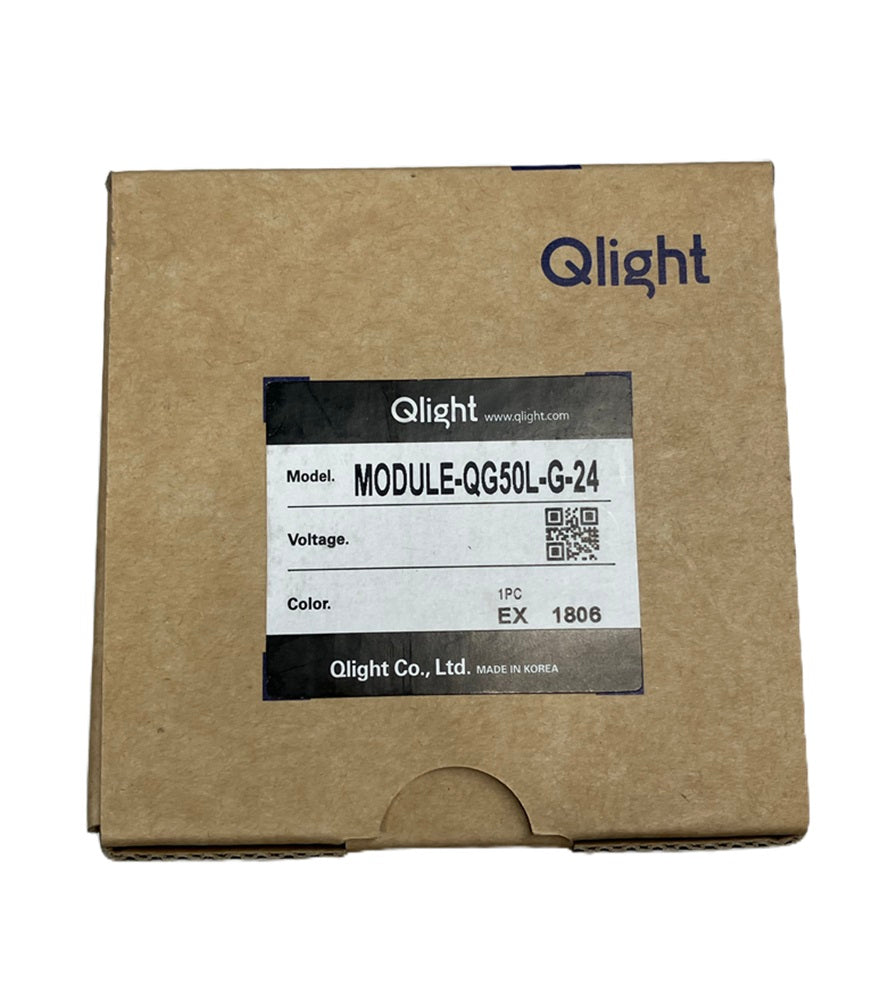 O50mm ポールマウント型 LED 点灯/点滅タワーライ 緑 MODULE-QG50L-G-24