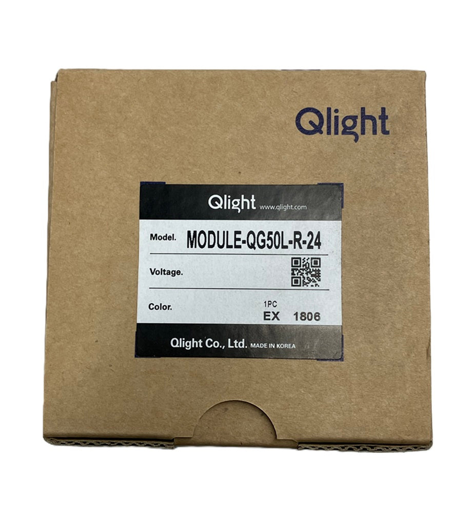 O50mm ポールマウント型 LED 点灯/点滅タワーライ 赤 MODULE-QG50L-R-24