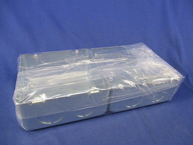 大型四角アウトレットボックス深型(2個入)(キズ・汚れ有) DS3854