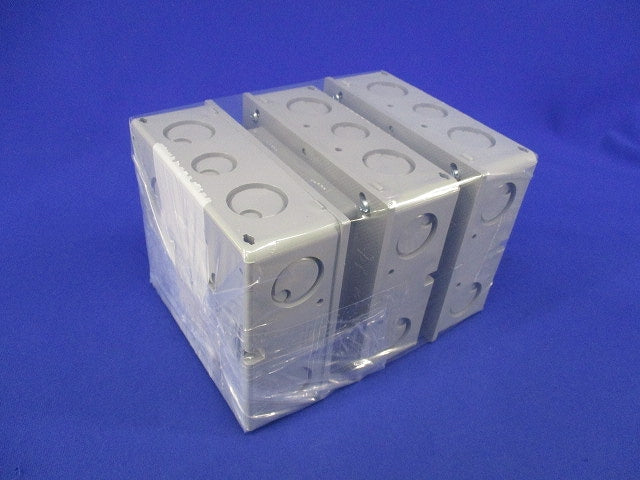 埋込スイッチボックス(塗代付)(3個入) CSW-2N